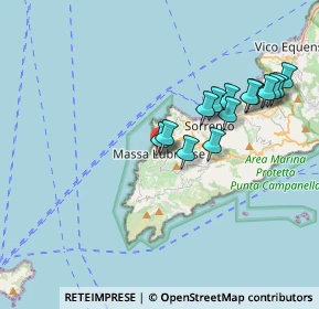 Mappa Via Santa Teresa, 80061 Massa Lubrense NA, Italia (3.76786)