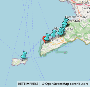 Mappa Via Santa Teresa, 80061 Massa Lubrense NA, Italia (6.43538)