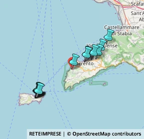 Mappa Via Santa Teresa, 80061 Massa Lubrense NA, Italia (7.59267)