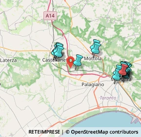 Mappa Via Giuseppe Mazzini, 74018 Palagianello TA, Italia (9.1)
