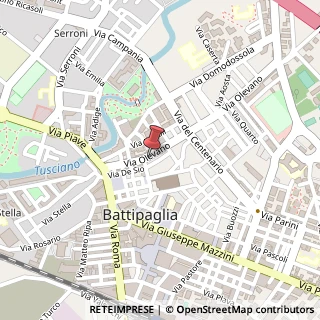 Mappa Via Olevano, 26/28, 84091 Battipaglia, Salerno (Campania)