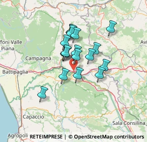 Mappa Contrada San Licandro, 84029 Sicignano degli Alburni SA, Italia (10.68056)