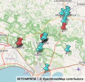 Mappa Via G. Verga, 74012 Crispiano TA, Italia (7.952)