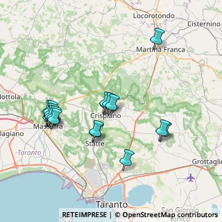 Mappa Via Per, 74012 Crispiano TA, Italia (8.398)