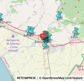 Mappa Via Guarino, 84091 Battipaglia SA, Italia (3.17846)