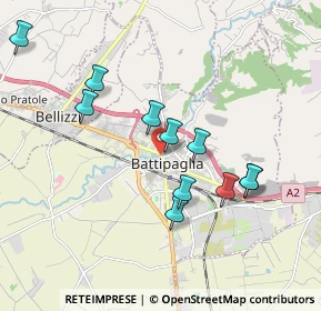Mappa Via Guarino, 84091 Battipaglia SA, Italia (1.93818)