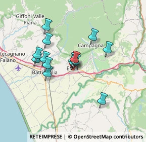 Mappa Via dell'Atletica, 84025 Eboli SA, Italia (6.10143)