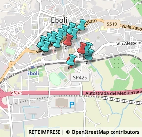 Mappa Via dell'Atletica, 84025 Eboli SA, Italia (0.367)
