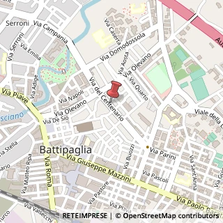 Mappa Via del Centenario, 42, 84091 Battipaglia, Salerno (Campania)