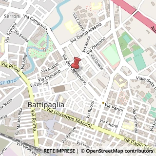 Mappa Via del Centenario, 36, 84091 Battipaglia, Salerno (Campania)