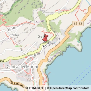Mappa Via Panoramica, 8, 84010 Conca dei Marini, Salerno (Campania)
