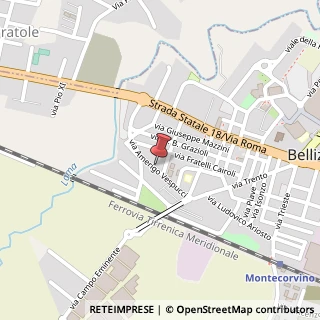 Mappa Via Amerigo Vespucci, 12, 84092 Bellizzi, Salerno (Campania)