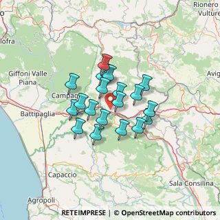 Mappa Via, 84029 Sicignano degli Alburni SA, Italia (10.1325)