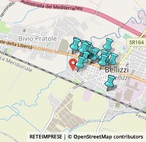 Mappa Via Alfredo Genovesi, 84092 Bellizzi SA, Italia (0.314)