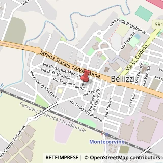 Mappa Via Fratelli Cairoli, 4, 84092 Bellizzi, Salerno (Campania)