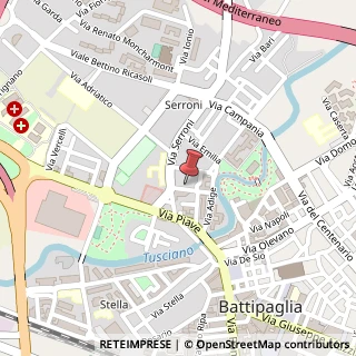 Mappa Via Milano, 13, 84091 Battipaglia, Salerno (Campania)