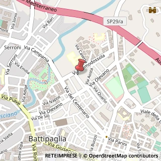Mappa Via Avellino, 9, 84091 Battipaglia, Salerno (Campania)