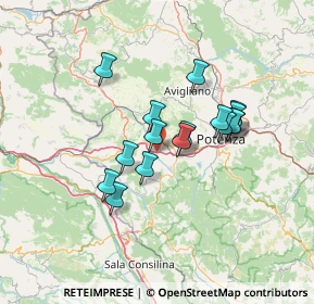 Mappa E847, 85055 Picerno PZ, Italia (11.605)