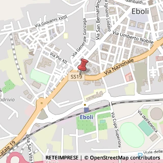 Mappa Via Nazionale, 13, 84025 Eboli, Salerno (Campania)