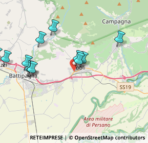 Mappa Via Bartolo Longo, 84025 Eboli SA, Italia (4.61667)