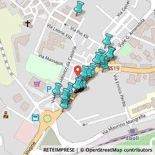 Mappa Via Bartolo Longo, 84025 Eboli SA, Italia (0.09259)