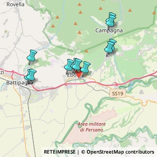 Mappa Via don Giuseppe DIANA, 84025 Eboli SA, Italia (3.98455)