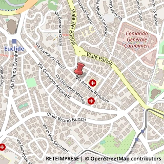 Mappa Via Antonio Bertoloni, 41, 00197 Roma, Roma (Lazio)