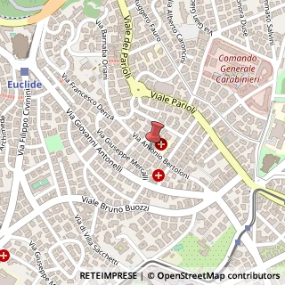 Mappa Via Antonio Bertoloni, 31, 00197 Roma, Roma (Lazio)