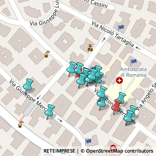 Mappa Via Atanasio Kircher, 00197 Roma RM, Italia (0.05)