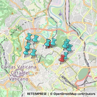 Mappa Via Atanasio Kircher, 00197 Roma RM, Italia (1.47615)