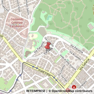 Mappa Via Lima,  31, 00198 Roma, Roma (Lazio)