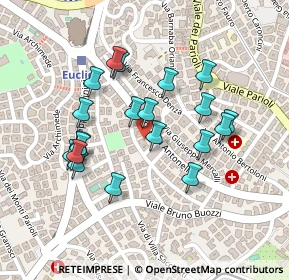 Mappa Via Manfredi Eustacchio, 00197 Roma RM, Italia (0.2205)