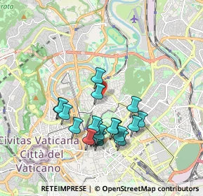 Mappa Via Giovanni Antonelli, 00197 Roma RM, Italia (1.8055)