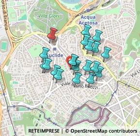 Mappa Via Manfredi Eustacchio, 00197 Roma RM, Italia (0.3325)