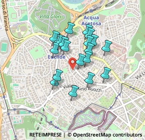 Mappa Via Giovanni Antonelli, 00197 Roma RM, Italia (0.3525)