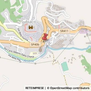 Mappa Via Cavour, 8, 00028 Subiaco, Roma (Lazio)