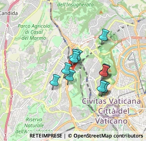 Mappa Via Barbiellini Amidei Bernardo, 00168 Roma RM, Italia (1.36308)