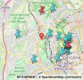 Mappa Via Barbiellini Amidei Bernardo, 00168 Roma RM, Italia (2.4325)
