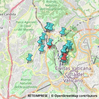 Mappa Via Barbiellini Amidei Bernardo, 00168 Roma RM, Italia (1.42118)