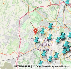 Mappa Via Barbiellini Amidei Bernardo, 00168 Roma RM, Italia (6.319)