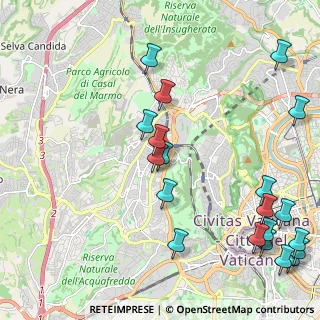 Mappa Via Suor Celestina Donati, 00168 Roma RM, Italia (2.9645)