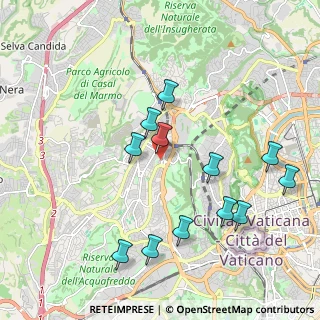 Mappa Via Suor Celestina Donati, 00168 Roma RM, Italia (2.16333)