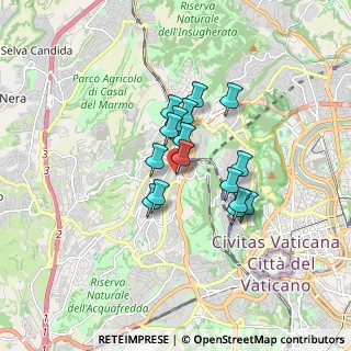 Mappa Via Emma Carelli, 00168 Roma RM, Italia (1.26375)