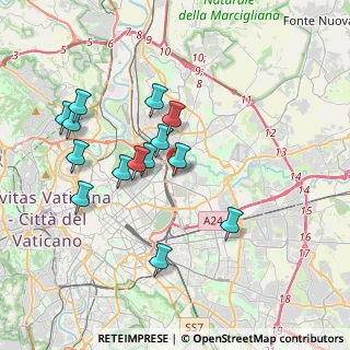 Mappa Via Emilio Repossi, 00158 Roma RM, Italia (3.74857)