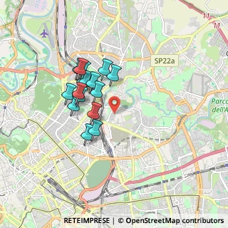 Mappa Via Emilio Repossi, 00158 Roma RM, Italia (1.53563)