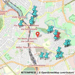 Mappa Via Emilio Repossi, 00158 Roma RM, Italia (1.3025)