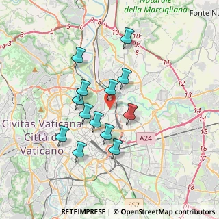 Mappa Via Nomentana, 00162 Roma RM, Italia (3.26154)
