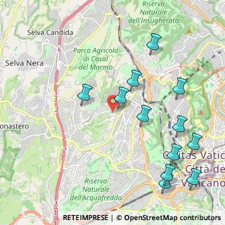 Mappa Via della Valle dei Fontanili, 00168 Roma RM, Italia (2.56667)