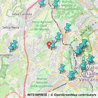 Mappa Via della Valle dei Fontanili, 00168 Roma RM, Italia (3.001)