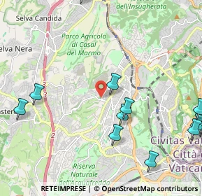 Mappa Via della Valle dei Fontanili, 00168 Roma RM, Italia (2.93917)